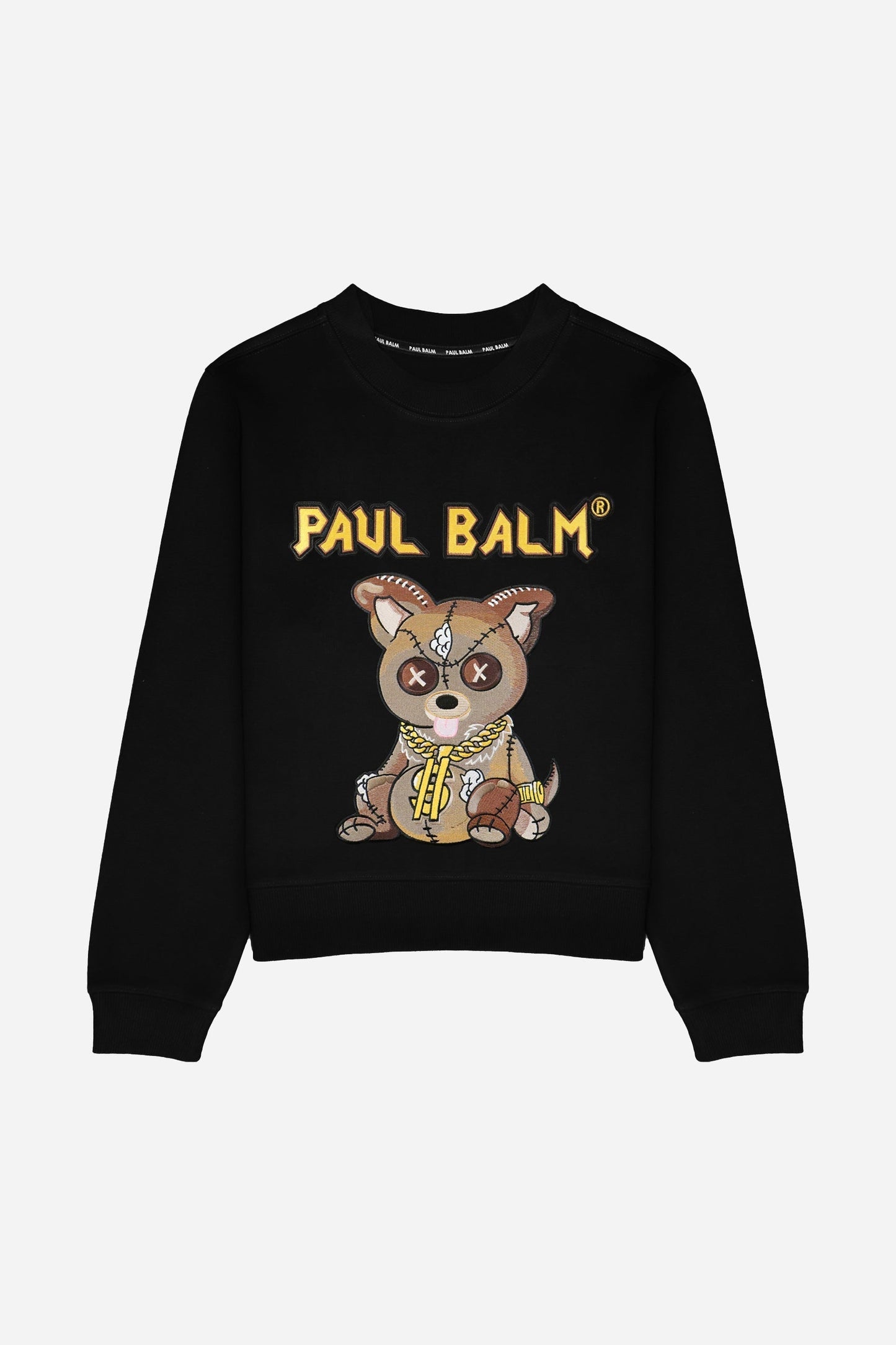 Embroidered Brown Teddy Sweatshirt - Limited to 300 - PAUL BALM WORLD