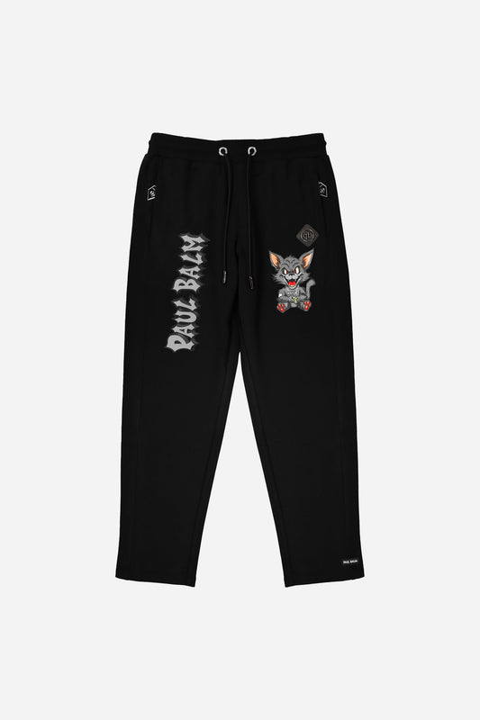 Kanye the Black Cat Embroidery Pants - Limited to 300