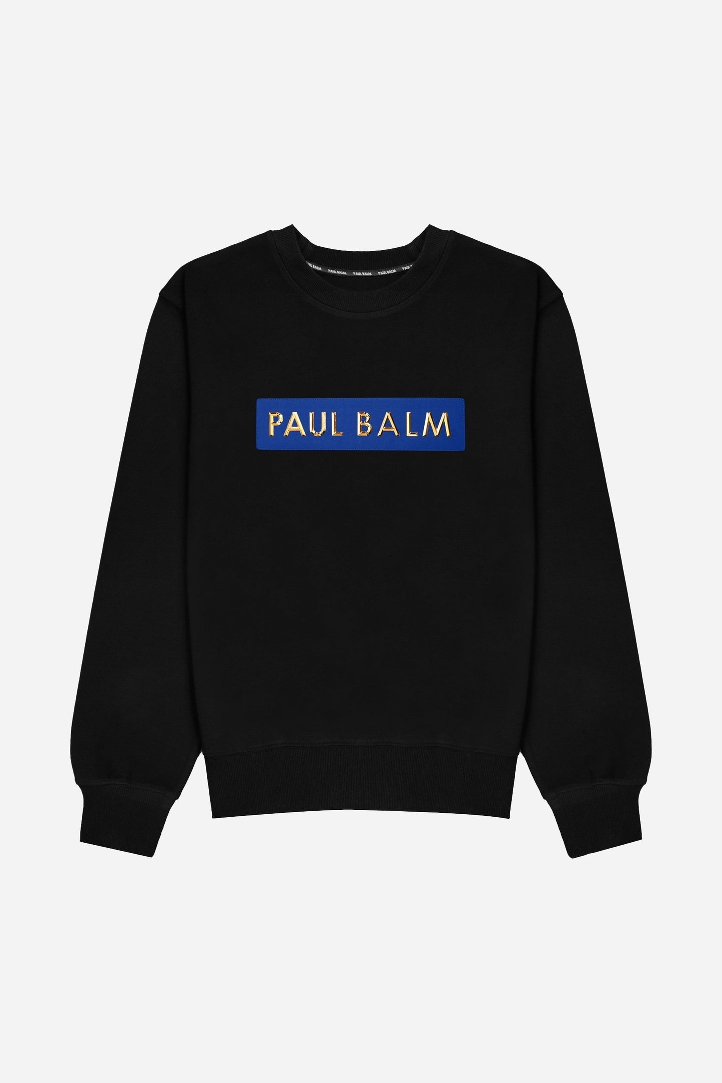 PAUL BALM Metal Patch gold/blue Sweatshirt