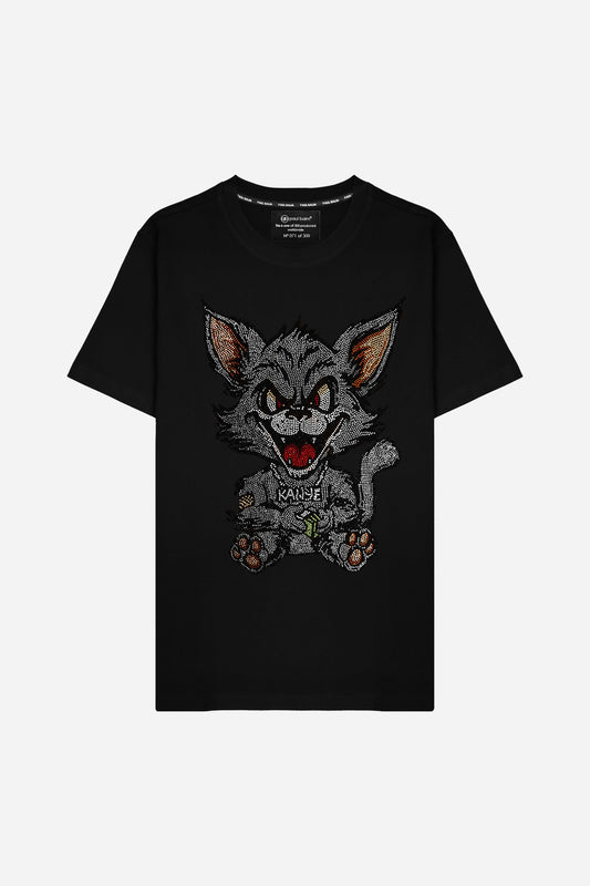 Crystal Black Kanye T-Shirt - Limited to 300 - PAUL BALM WORLD