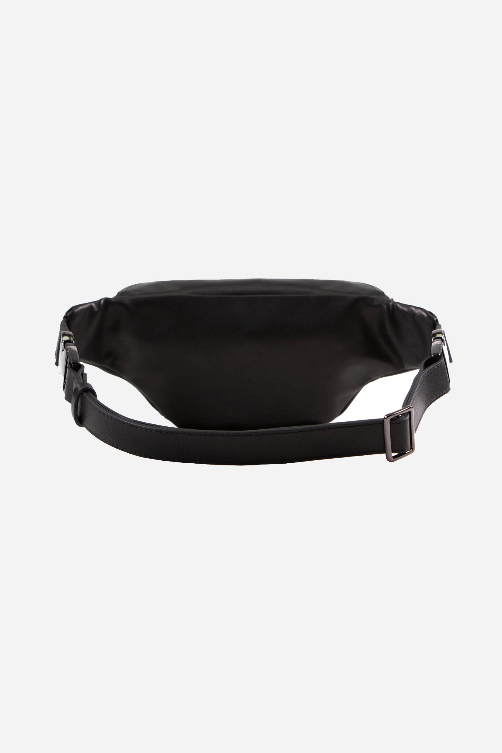 Yuki Logo Leather Belt Bag black - PAUL BALM WORLD