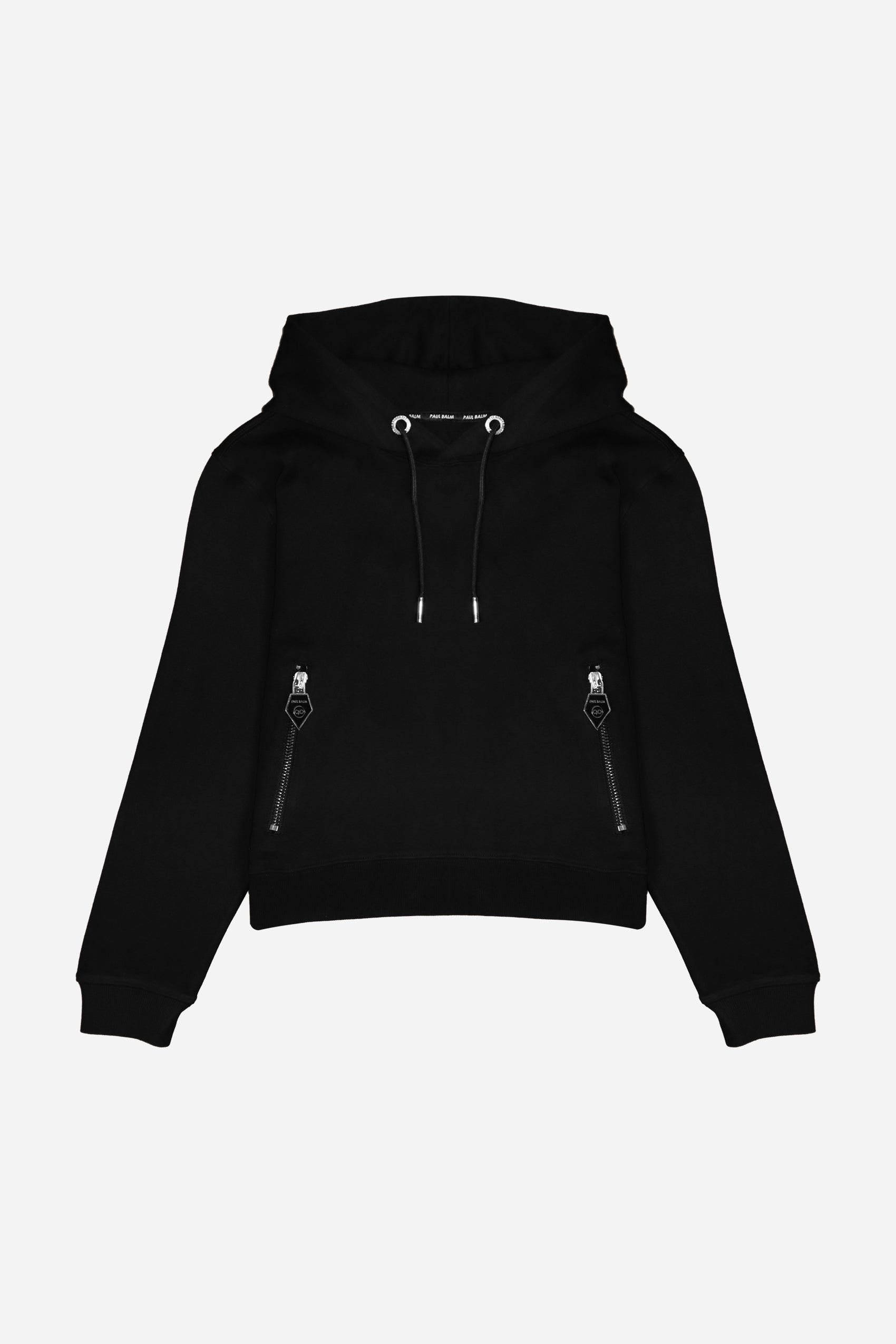 Basic Hoodie black - PAUL BALM WORLD