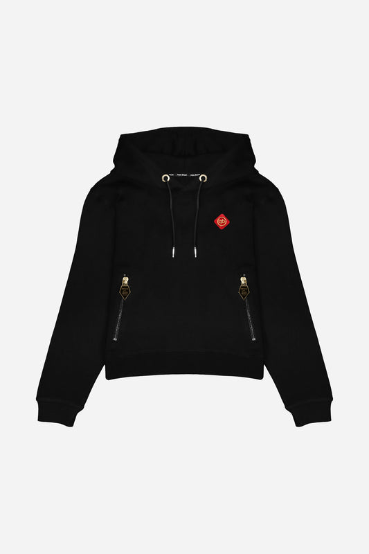 Logo Hoodie red/gold