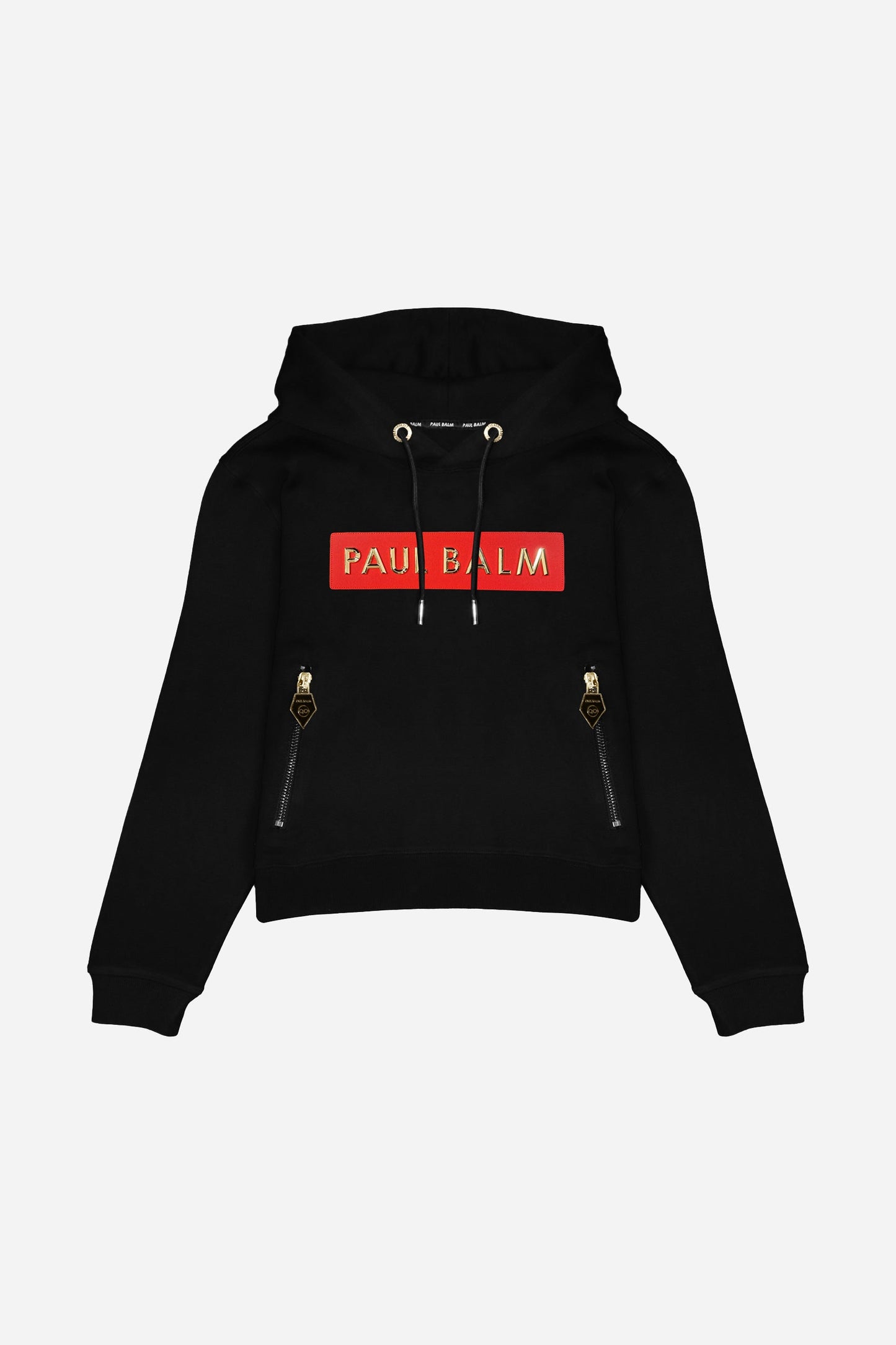 PAUL BALM Metal Patch gold/red Hoodie