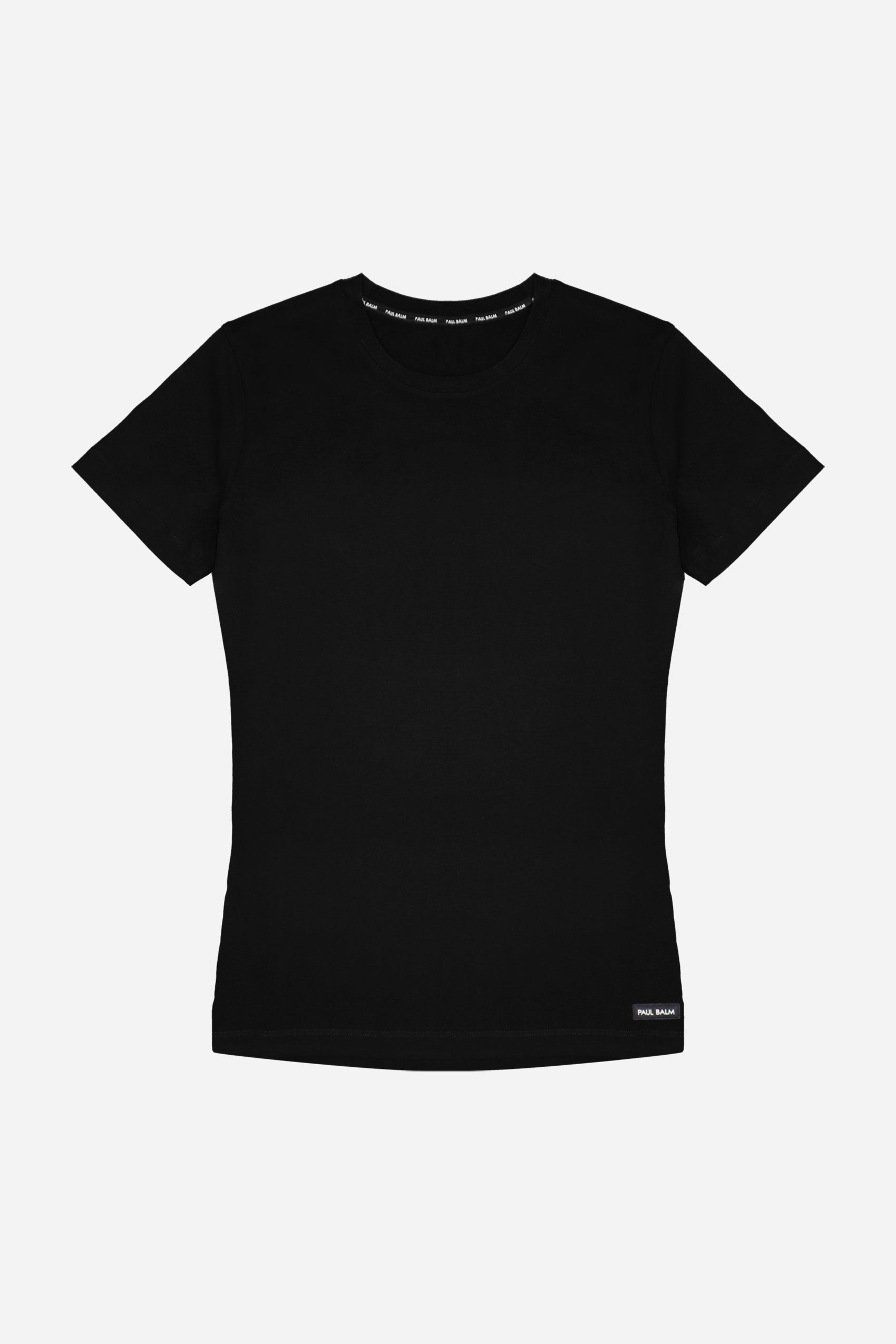 Basic T-Shirt black - PAUL BALM WORLD