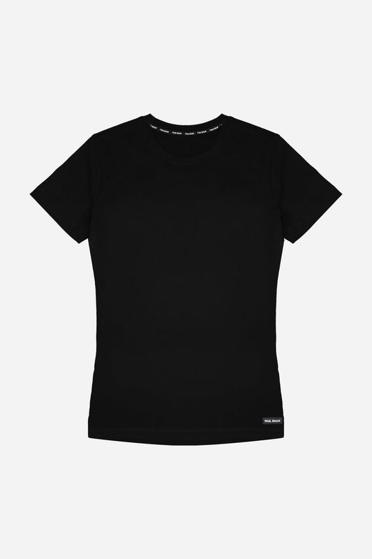 Basic T-Shirt black - PAUL BALM WORLD