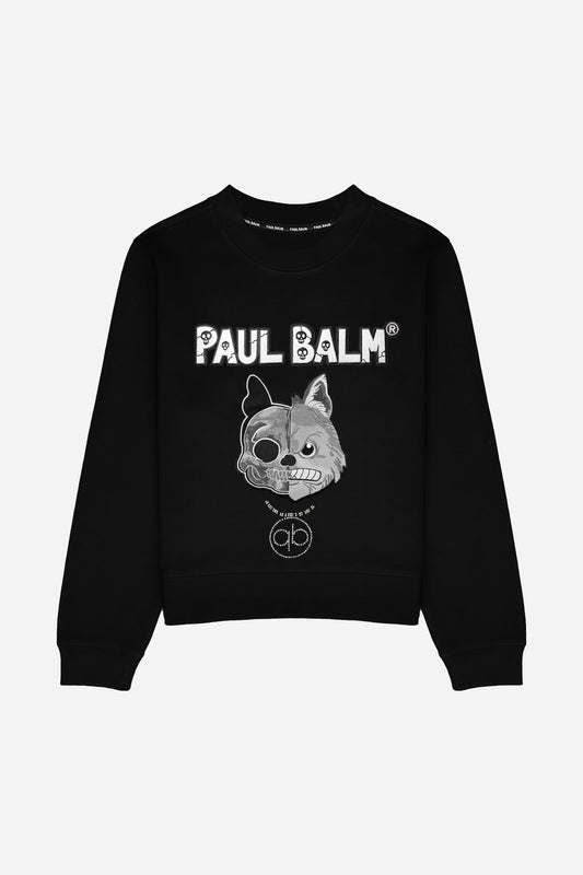 Embroidered Skull Sweatshirt - Limited to 300 - PAUL BALM WORLD