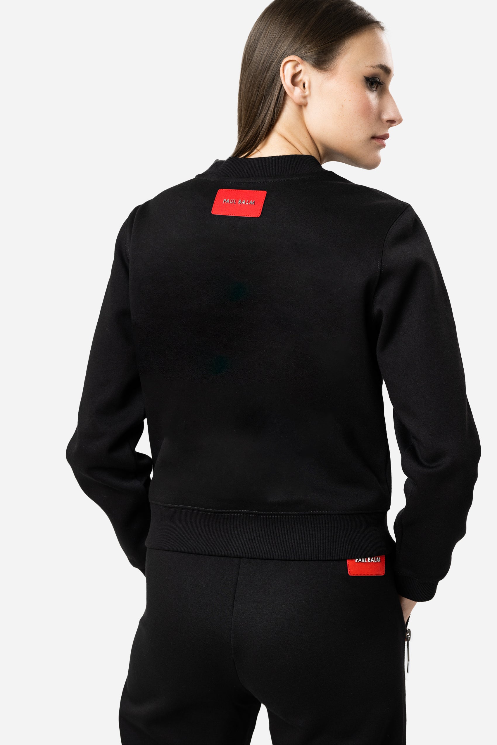 Embroidered White Teddy Sweatshirt - Limited to 300 - PAUL BALM WORLD